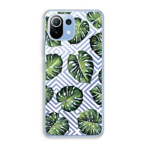 Geometrische jungle: Xiaomi Mi 11 Lite Transparant Hoesje