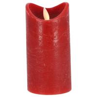 Daily Home Led Kaars 7,5x15 Cm Rood