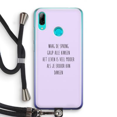 Sprong: Huawei P Smart (2019) Transparant Hoesje met koord