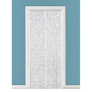 Kralengordijn - grijs - 90 x 220 cm - deurgordijn - vliegengordijn