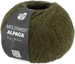 Lana Grossa Meilenweit 100 Alpaca 2017 Donker Olijf