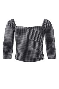 LOOXS 10sixteen Meisjes crinkle top - Geruit