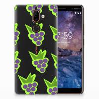 Nokia 7 Plus | Siliconen Case | Druiven