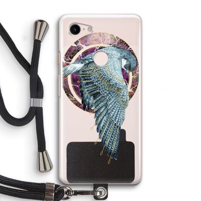 Golden Falcon: Pixel 3 Transparant Hoesje met koord
