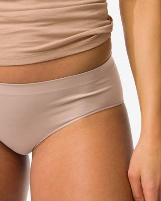 HEMA Dameshipster naadloos micro beige (beige)