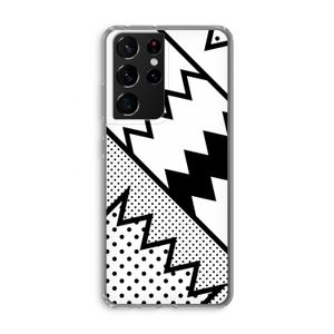 Pop Art #5: Samsung Galaxy S21 Ultra Transparant Hoesje
