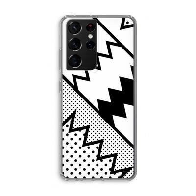 Pop Art #5: Samsung Galaxy S21 Ultra Transparant Hoesje