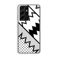 Pop Art #5: Samsung Galaxy S21 Ultra Transparant Hoesje