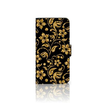 Google Pixel 8A Hoesje Gouden Bloemen