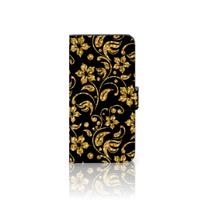 Google Pixel 8A Hoesje Gouden Bloemen