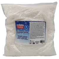 Kunstsneeuw - zak 3 liter - wit - biologisch afbreekbaar - poeder sneeuw - nepsneeuw Kunstsneeuw - zak 3 liter - wit - biologisch afbreekbaar - poeder sneeuw - nepsneeuw