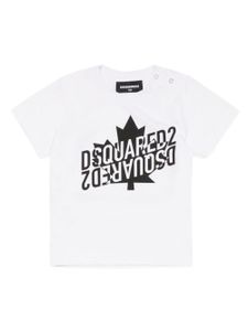 DSQUARED2 KIDS t-shirt à logo imprimé - Blanc