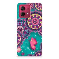 Motorola Moto G84 | Hoesje maken | Cirkels en Vlinders