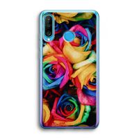 Neon bloemen: Huawei P30 Lite Transparant Hoesje