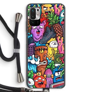 Vexx Mixtape: Xiaomi Redmi Note 10 5G Transparant Hoesje met koord