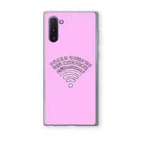 Home Is Where The Wifi Is: Samsung Galaxy Note 10 Transparant Hoesje