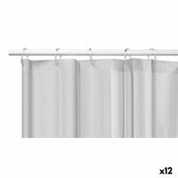 Douchegordijn Grijs Polyethyleen EVA 180 x 180 cm (12 Stuks)