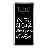 De Sleur: Samsung Galaxy Note 8 Transparant Hoesje
