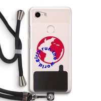 Run The World: Pixel 3 Transparant Hoesje met koord