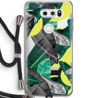 Fantasie jungle: LG V30 Transparant Hoesje met koord