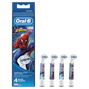 Oral-B Kids Opzetborstels Met Marvel Spider-Man-figuren, 4 Stuks