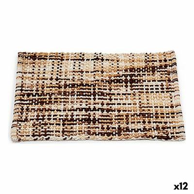 Badkleed 50 x 80 cm Bruin (12 Stuks)