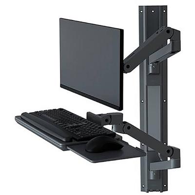 Ergotron 45-696-293 TV-beugelset 86,4 cm (34) In hoogte verstelbaar, Kantelbaar