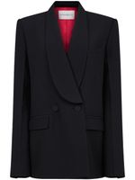 Nina Ricci blazer croisé à col châle - Noir