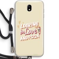 Pizza is the answer: Samsung Galaxy J7 (2017) Transparant Hoesje met koord