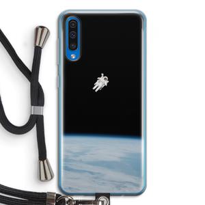 Alone in Space: Samsung Galaxy A50 Transparant Hoesje met koord