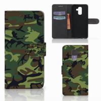 Samsung Galaxy A6 Plus 2018 | Telefoon Hoesje | Army Dark