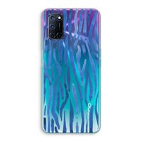 Blauwe nerven: Oppo A72 Transparant Hoesje