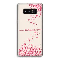 Hartjes en kusjes: Samsung Galaxy Note 8 Transparant Hoesje