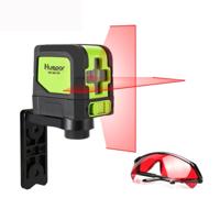 9011R 1V1H 20 MW 2 lijn rode Beam Laser niveau die betrekking hebben op muren en vloeren (rood)