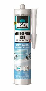 Bison Siliconenkit Acrylbaden Camee Crt 300Ml*12 Nlfr - 1491416 - 1491416