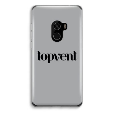 Topvent Grijs Zwart: Xiaomi Mi Mix 2 Transparant Hoesje
