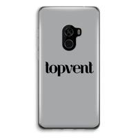 Topvent Grijs Zwart: Xiaomi Mi Mix 2 Transparant Hoesje Topvent Grijs Zwart: Xiaomi Mi Mix 2 Transparant Hoesje