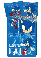 Sonic Dekbedovertrek Let&apos;s Go 140 x 200 cm pre order - thumbnail