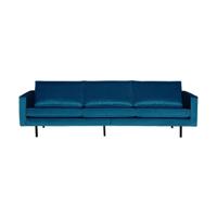 WOOOD Rodeo 3-zits bank velvet Blauw