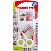Fischer 543799 schroefanker & muurplug 2 stuk(s) Schroef- & muurplugset 40 mm
