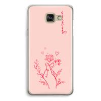 Giving Flowers: Samsung Galaxy A5 (2016) Transparant Hoesje