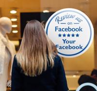Raamsticker beoordeling Facebook