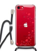 Kusjes: iPhone SE 2020 Transparant Hoesje met koord