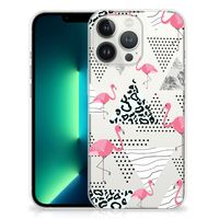 iPhone 13 Pro Max TPU Hoesje Flamingo Triangle - thumbnail