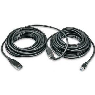 Lindy 43322 USB-kabel 15 m USB 3.2 Gen 1 (3.1 Gen 1) USB A Zwart