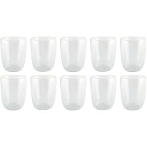 Luxe dubbelwandige theeglazen - 10x stuks - 300ml - Koffie/thee bekers en glazen