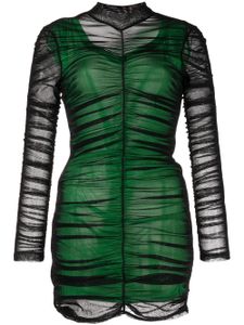 Alexander Wang robe froncée à design superposé - Noir