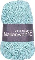 Lana Grossa Meilenweit 100 Cotone Vegano 004 Turquoise