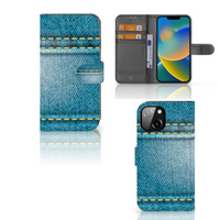 Apple iPhone 14 Wallet Case met Pasjes Jeans