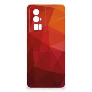 TPU Hoesje voor Xiaomi Poco F5 Pro Polygon Red